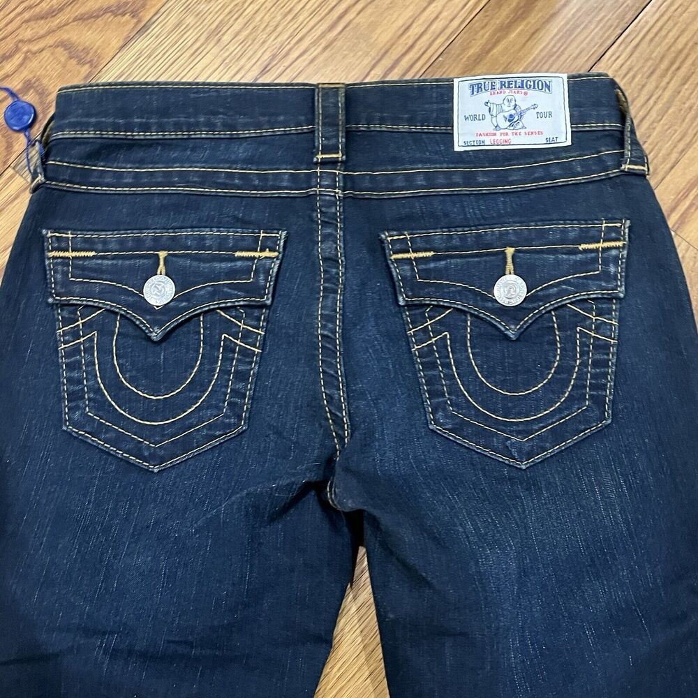 NWT True Religion Jeans‎ Women's Size 28 Blue Style R200F1